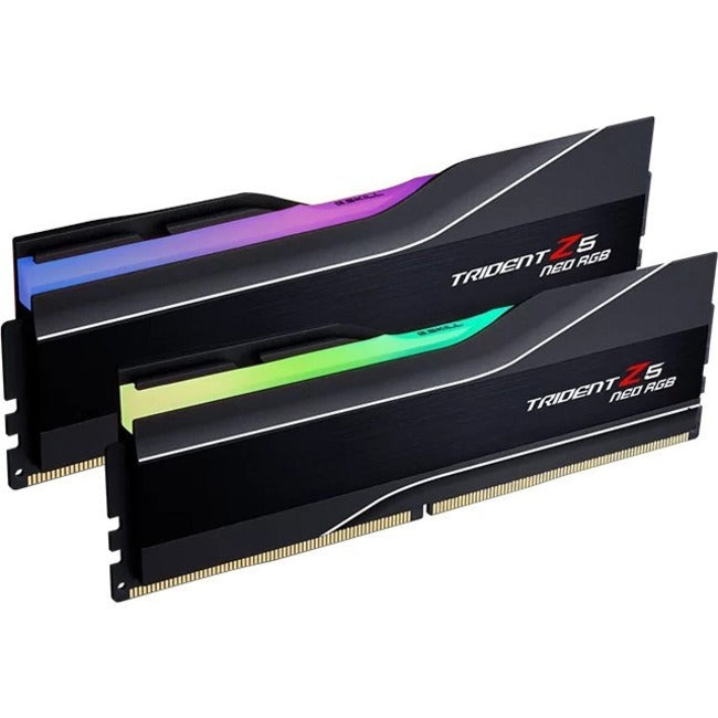 G.SKILL Trident Z5 Neo RGB RAM Module for Desktop PC, Motherboard - 64 GB (2 x 32GB) - DDR5-6000/PC5-48000 DDR5 SDRAM - 6000 MHz - CL30 - 1.40 V G.SKILL Trident Z5 Neo RGB RAM Module for Desktop PC, Motherboard - 64 GB (2 x 32GB) - DDR5-6000/PC5-48000 DDR5 SDRAM - 6000 MHz - CL30 - 1.40 V